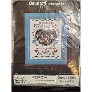 NOS Jeremiah Junction Heartfelt Praise Country Counted Cross Stitch Kit JK511 A9